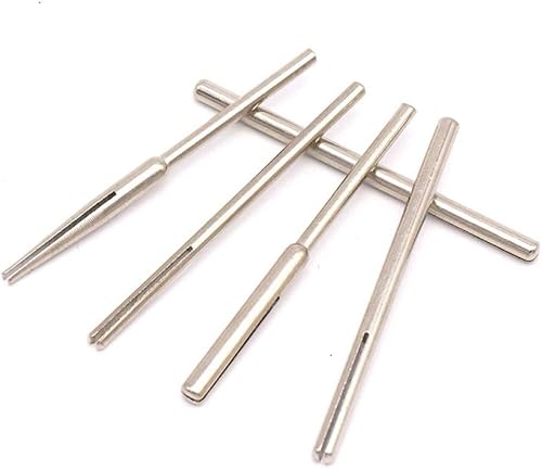 10Pcs 2.35 / 3mm Gambo 50mm Morsetto per carta vetrata Mandrini spaccati Supporto abrasivo lungo Clip asta Punta intagliata per smerigliatrice rotativa Dremel, D, 3.0mm - Honorern