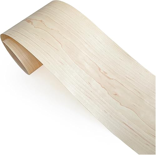 Impiallacciatura di Legno di Acero Naturale Produzione Fai da Te Fatta a Mano e ristrutturazione di Altoparlanti for mobili Artigianato in Legno - Honorern