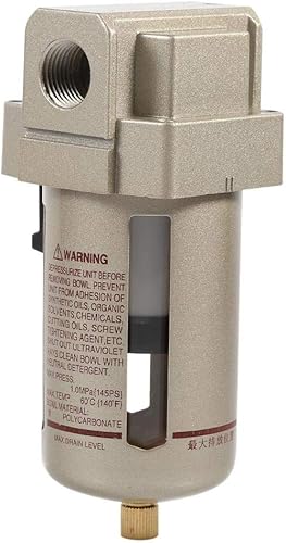 Filtro Aria Compressa, Separatore di acqua ad aria compressa, 1 pezzo durevole 1/2 '' filtro dell'aria compressore trappola per umidità acqua separatore accessori regolatore - Honorern