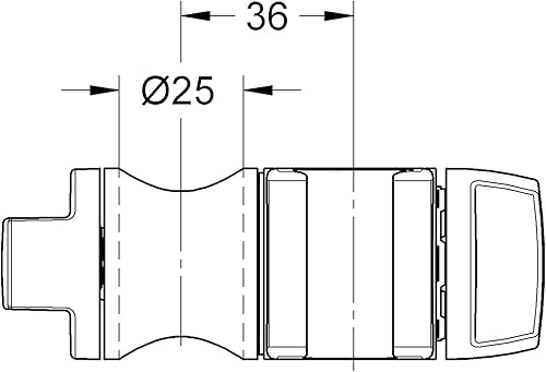 Grohe Supporto 7876000 Doccia Orientabile, Cromo - Honorern