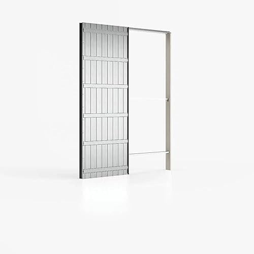 Controtelaio a SCOMPARSA per porta scorrevole - Misura 70x210 - AMMORTIZZATO per pareti in CARTONGESSO - Honorern