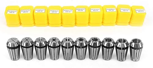 10 pezzi Set di pinze, Set di pinze a molla ER16 Pinza di serraggio per macchina per incidere di CNC, Portautensili per tornio - Honorern