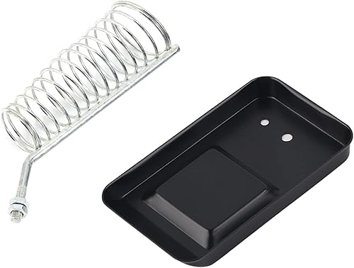 1 Set Supporto per Saldatore con Supporto in Acciaio Inossidabile e Robusta Base in Acciaio Fuso a Molla per Elettronica Domestica Fai da Te Base in Metallo Essenziale per Conservare il Saldatore e - Honorern