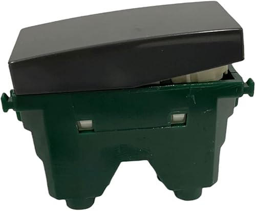 Vetrineinrete® Kit 2 deviatore bipolare compatibile con vimar plana interruttore pulsante 2p 16ax 250vac (Nero) - Honorern