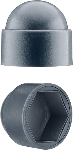 20 tappi di protezione esagonali per viti M8 (larghezza chiave 13), colore antracite, copertura viti e dadi, tappi di plastica per viti - Honorern