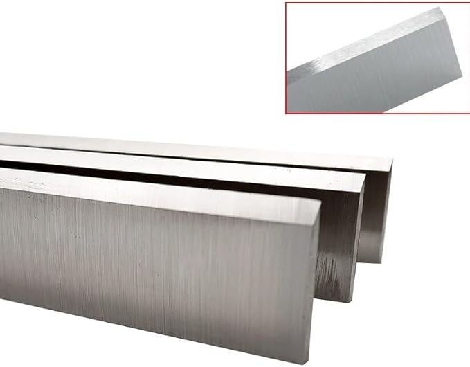 6 Pezzi 3x30x260mm Lame Pialla Elettrica W4 HSS, Per Il Taglio Di Pini, Corkwood E Del Legno Duro Generale - Honorern