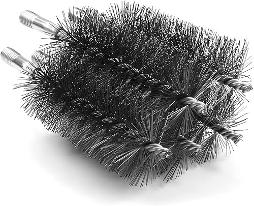 M12 Spazzola per camini per pulizia tubi in filo di acciaio M12 Diametro 25 mm 2 pezzi - Honorern
