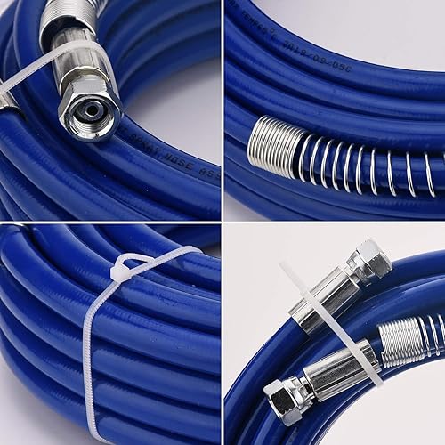 15M x 1/4 in. Tubo per spruzzatore senz'aria, 4300 PSI (blu) - Honorern