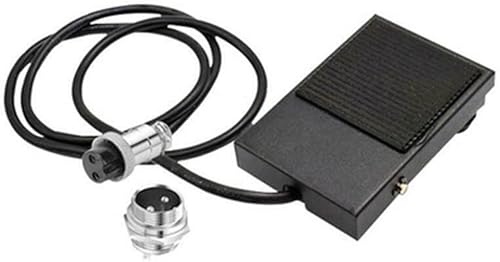 Pedale del Piede del Saldatore, Interruttore a Pedale del Piede del Metallo a Mano 2 Pin connettore Saldatura a Punti Torcia Tig per saldatrici TIG apparecchiature di Controllo della Piastra del pi - Honorern