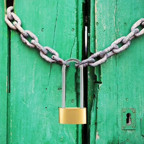 item_name TRIXES Lucchetto ad arco extra lungo 140 mm Lucchetto lungo di sicurezza con 3 chiavi Sicurezza garage - Honorern