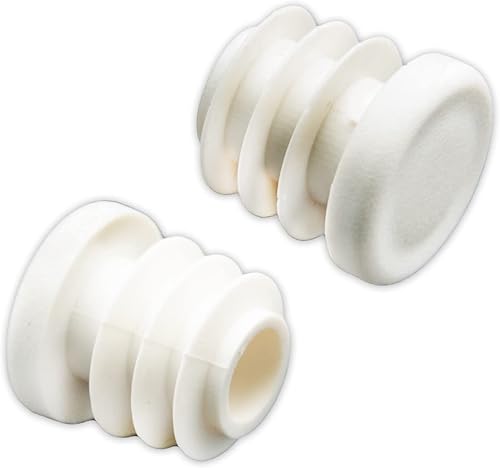 Flyshop Tappi rotondi in plastica bianca da 16 mm, per sedie e sedie, confezione da 8 - Honorern