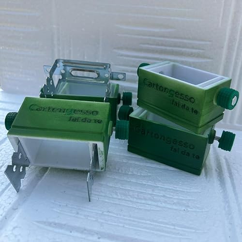 LASER TARGET - Accessorio per montaggio e livellamento di staffe distanziali e Sospensioni universali regolabili, per strutture e controsoffitti in cartongesso (2 pezzi) - Honorern