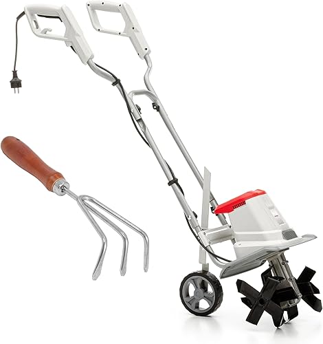 IKRA motozappa motocoltivatore elettrica IET 1030, larghezza 30cm, profondità di lavoro 20cm, incl. coltivatore manuale - Honorern