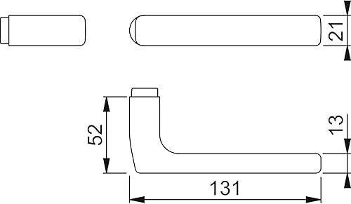 HOPPE Dallas - Maniglia per porta, in acciaio INOX nero opaco - Honorern