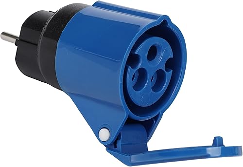 FANTON Immagine del prodotto 78001-E Adattatore industriale, spina schuko 2P+T 16A, presa 2P+T 16A 200-250V 6h IP44 - Honorern