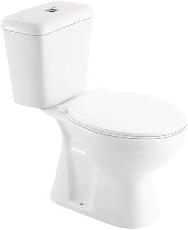 Pack WC ECO con brida SV H71, 4xl36x65, 8cm, Cassetta H38, 8cm, Sedile in ABS bianco, Meccanismo di scarico 3/6L, Galleggiante con raccordo in plastica, Alimentazione laterale reversibile - Honorern