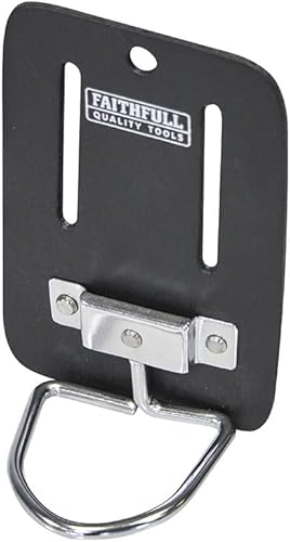 Faithfull Porta martello in pelle nera per cintura porta attrezzi - Honorern