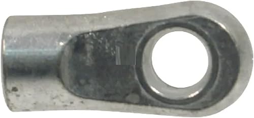 Occhiello della Molla a Gas testine pistone estremità connettore Acciaio, M8 Foro Ø 8,1mm - Honorern