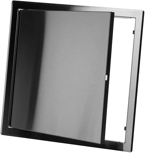 300x300mm Sportello Ispezione in Metallo - Porta di Accesso - Porte Contatori - Acciaio Inossidabile - Honorern