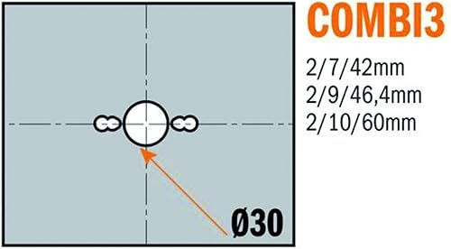 CMT Orange Tools 294.060.11M LAMA CIRCOLARE UNIVERSALE HW 260x2.5/1.8x30 Z60 ATB -5° NEG, nero - Honorern