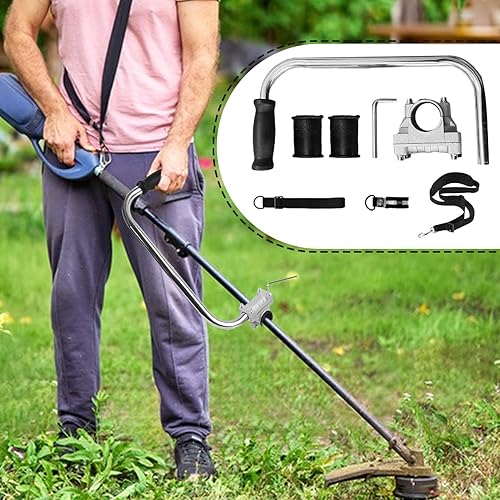 Impugnatura ergonomica per diserbo, impugnatura ergonomica per estensione del rifinitore | Maniglia per decespugliatore - Maniglia multifunzionale per decespugliatore in lega di alluminio, estensione - Honorern