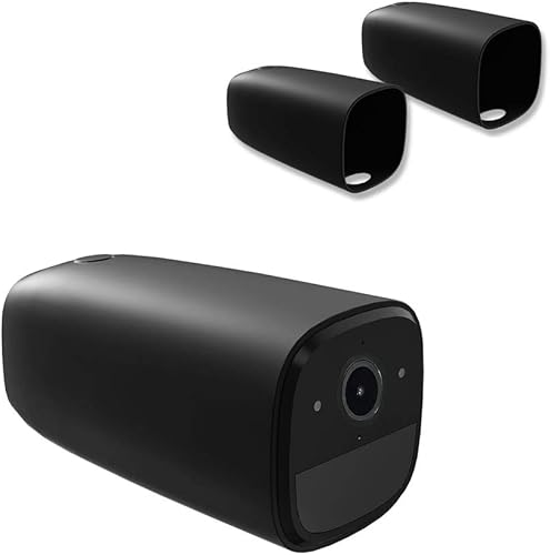 Holaca Custodia in silicone compatibile con EufyCam 1 e 2 EufyCam 2 Pro Wireless Home Security Camera System Protezione impermeabile morbida e leggera in silicone resistente per fotocamera - Honorern