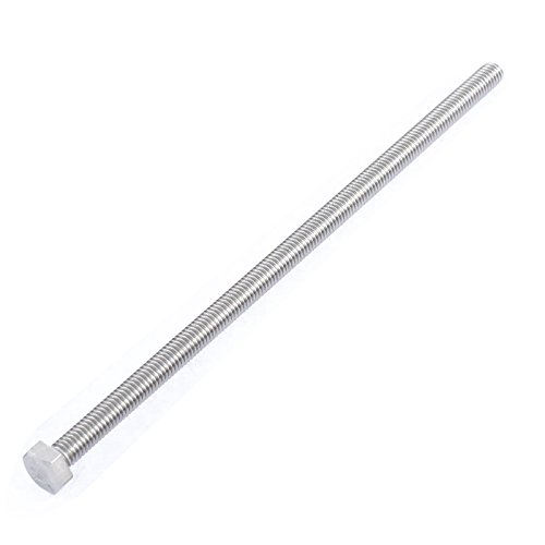 Bullone a testa esagonale M6 x 150 mm completamente filettato, in acciaio inox, 4 pezzi - Honorern