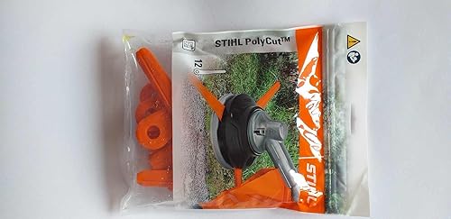 STIHL COLTELLO PLASTICA Suono Lama per polycut 7-3,27-3,47-3 12 PEZZI ARANCIONE - Honorern