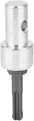 Adattatore di punta connettore utensili elettrici altri di trivella di terra elettrico per trapano elettrico a connettore di terra albero stelo rotondo 2 fosse 2 slot - Honorern