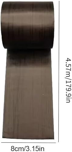 Nastro con venature del legno, toppa di riparazione per tavoli, sedie, battiscopa, porte, finestre, pavimenti e vari mobili, 8 cm x 4,57 m (A) - Honorern