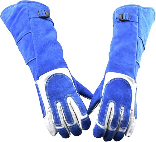 CPTDCL Guanti anti-morso per manipolazione di animali Guanti in morbida pelle antigraffio anti-graffio Guanti protettivi resistenti al morso - Honorern