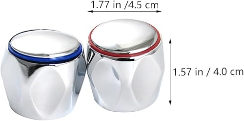 2 Set Rubinetto Doccia Manopola Maniglia Doccia Manopola Sostituzione Rubinetto Maniglia Manopola Maniglie Calde E - Honorern