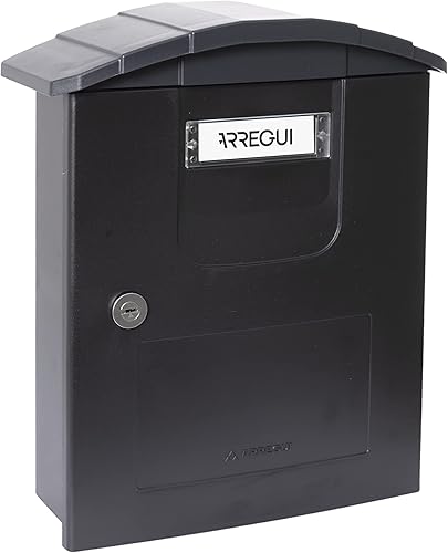 Cassetta Postale Individuale in Plastica Resistente, Cassetta della Posta da Parete, Dimensione M (DIN A4 e Riviste), Facile da Montare, Bianco - Honorern