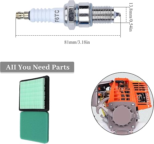 Haishine Filtro aria per GCV160 GCV135 GX100 GC135 GC160 Sostituisce OEM 17211-ZL8-000 17211-ZL8-003 17211-ZL8-023 con candela GX160 GX390 - Honorern